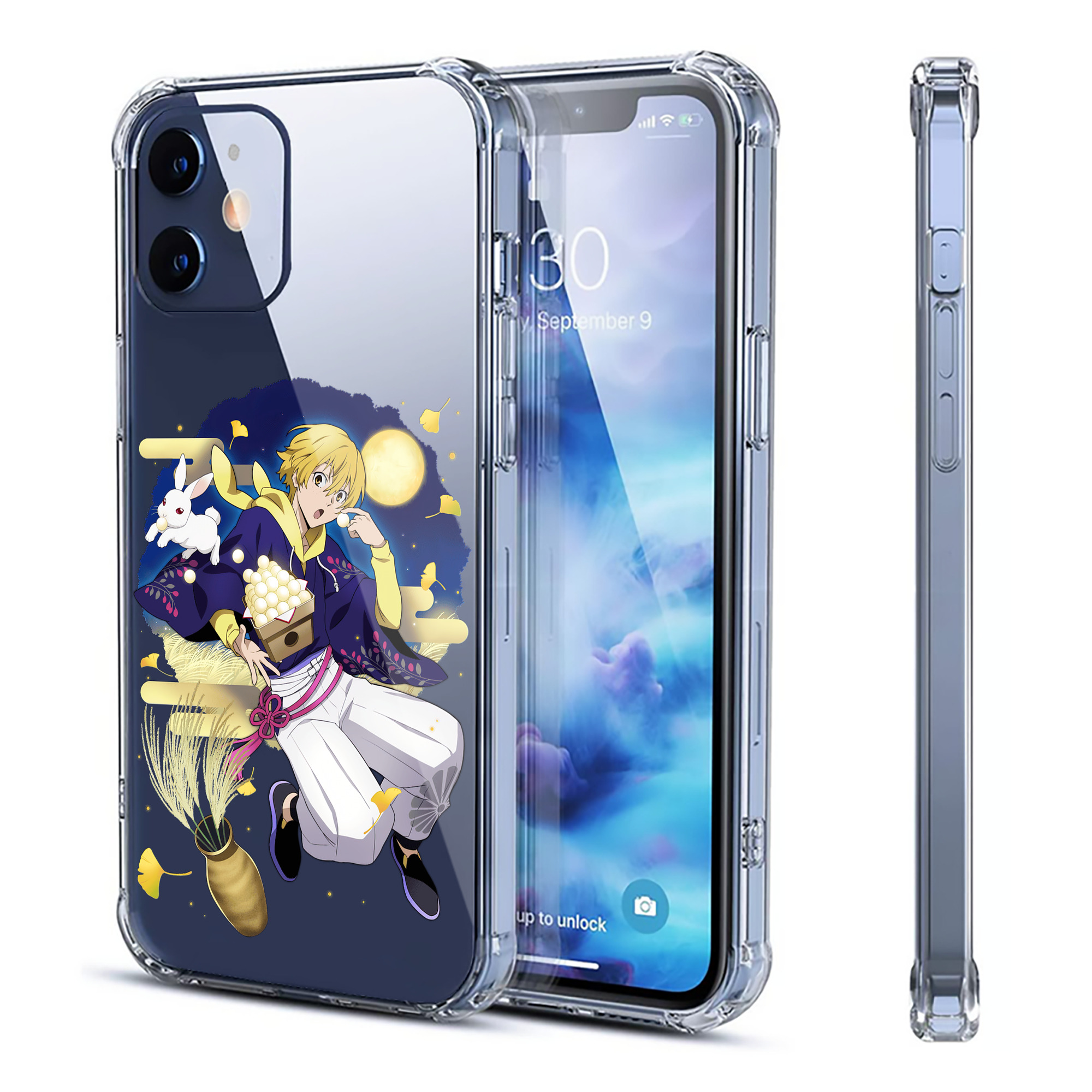 （画像用） 文豪ストレイドッグス Bungo Stray Dogs 【iPhone 12シリーズ対応】透明スマホケース（クリアソフトケース）